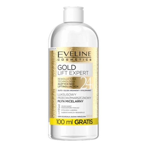 EVELINE Gold Lift Expert micelárny fluid 500ml