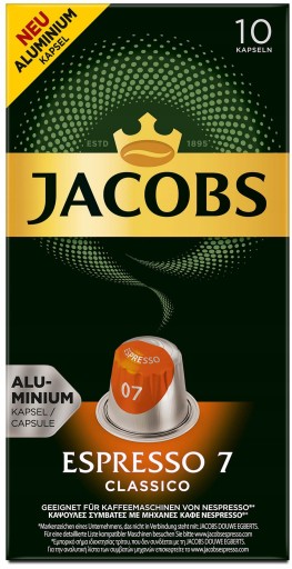 KÁVA pre NESPRESSO JACOBS ESPRESSO CLASSICO 10 ks.