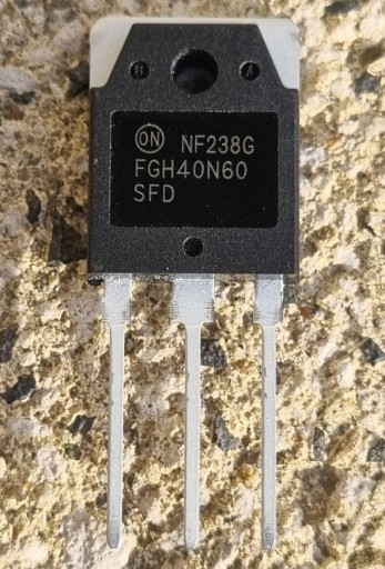 TRANSISTOR FGH40N60 600V 40A N-kanál IGBT