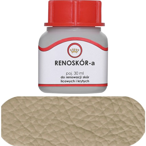 Farba na kožu Renoszkol lak 30ml popolavo béžová