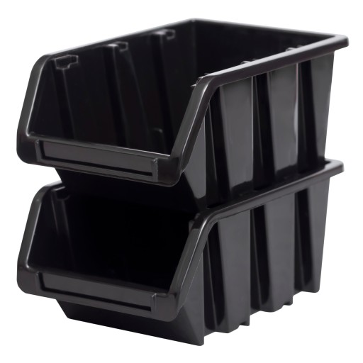 5x kontajner na odpadky 80x115x60 mm Čierna