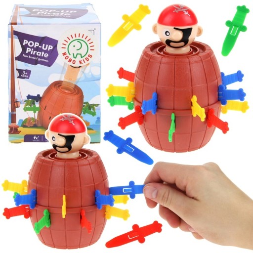 Crazy Pirate v pop-up barel arkádovej hre