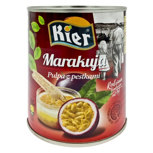 Mučenka DUŽINA 850g SO SEMIENKAMI, kan