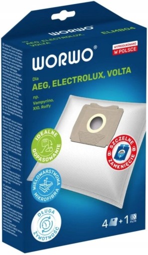 Vrecká do vysávača Worwo ELMB04K Electrolux