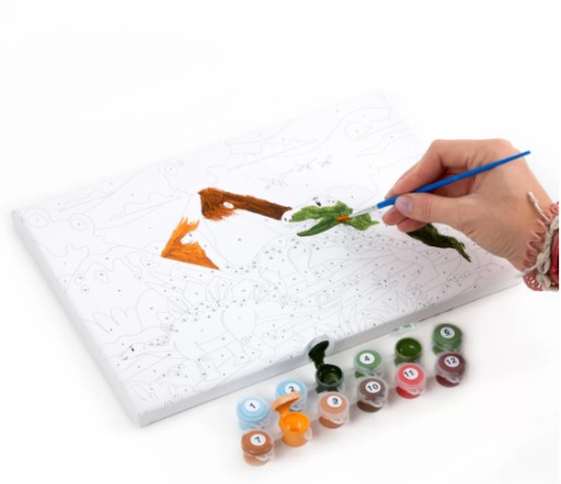 MAĽBA PODĽA ČÍSEL DINOSAURS KIDEA 91799