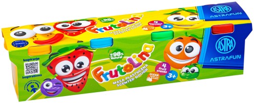 ASTRA hracie cesto FRUTOLINA 4 farby x 100g SAMOTVRDZUJÚCE ovocné vône