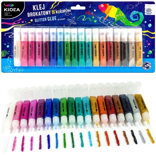 GLITROVÁ SET 6 ML KIDEA 18 FARIEB GLITR