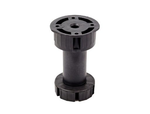 4 x ČIERNA NOŽKY KUCHYNSKÉHO NÁBYTKU V 100 MM