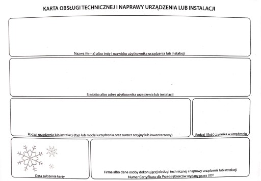 DENNÍK ÚDRŽBY KLIMATIZÁCIE