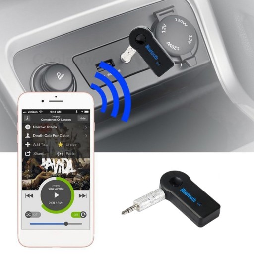 ADAPTÉR AUX MINI-JACK PRIJÍMAČA BLUETOOTH ZVUKU