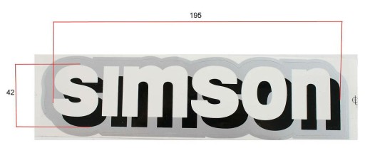 Samolepky obtisky SIMSON TANK
