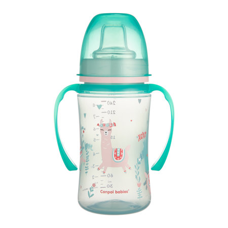 CANPOL BABIES silikónový tréningový pohár 240ml