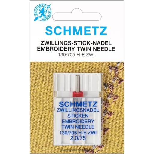 IHLY DVOJIHLOVÉ 2,0/75 SCHMETZ NA VYŠÍVKY