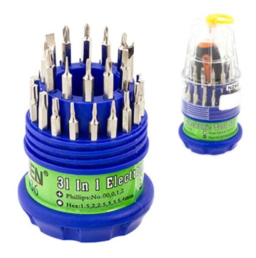 Sada skrutkovačov Torx WK4 31 v 1