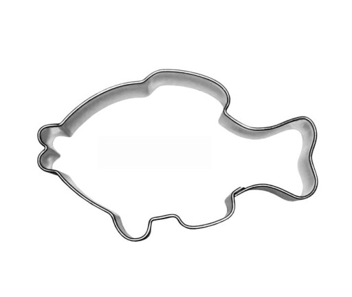 Formička RYBA 6,8 cm - Vianočný kapor na koláčiky