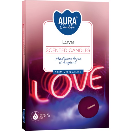 BISPOL Aura 4H LOVE voňavé ohrievače 6 ks.
