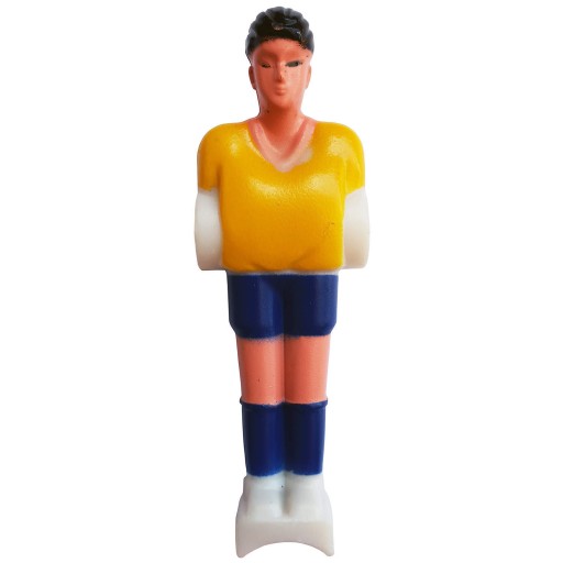 ŽLTÝ FUTBALOVÝ MINI FUTBAL POSTAVIČKA 8 MM