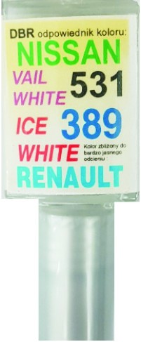 NISSAN 531 VAIL BIELA LAKA TESTOVACIA NA ŠKRABANINY ARA