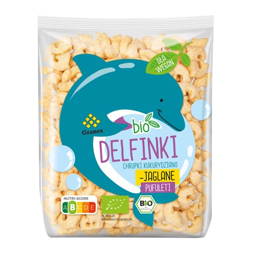KUKURIČNÉ A PROSOVÉ DRVKY DELFINKI BIO 80 g - GRANEX
