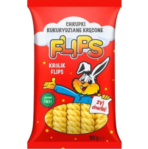 Sante Flips Curly Corn Crisps 90g Bezlepkové