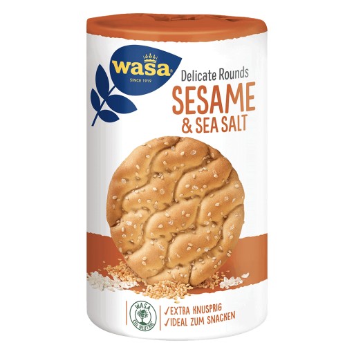 WASA Delicate Rounds Sezam-soľ 235g