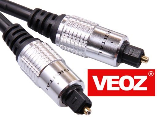 TOSLINK T-T SPDIF VEOZ OPTICKÝ KÁBEL 5m