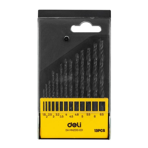 SADA ODOLNÝCH HSS VRTÁKOV PRE KOVOVÉ VŔTANIE DELI NÁSTROJE 1,5/6,5 mm