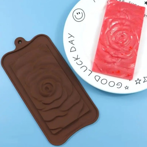 SILIKÓNOVÁ FORMA NA ČOKOLÁDOVÝ TANIER FLOWER ROSE 916