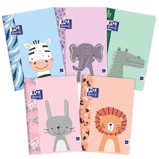 Oxford Kids Notebook A5 16 kockovaných strán Mix