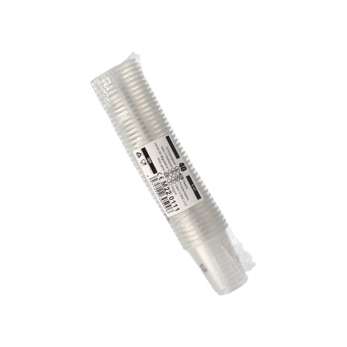 PET PLASTOVÉ OKULIARE 20ML (40) ČERVENÝ PLAST