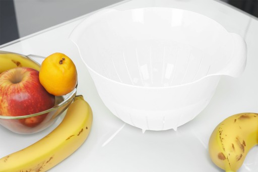 CEDNÍK PLASTOVÝ CIDNÍK S RÚČKAMI UNIVERZÁLNY BIELY 2,5L LESK