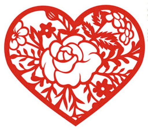 Srdiečko Babička Deň matiek Dekorácia Valentína školská výzdoba