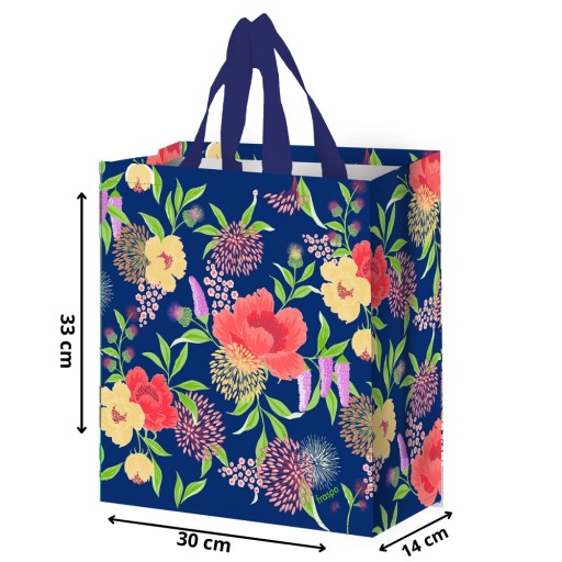 Veľká látková nákupná taška 30x14x33 1 ks