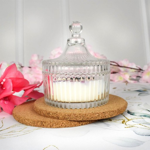 SUGAR BOWL veľká nádoba na cukor 200 ml, elegantné sklo, ideálne na stôl