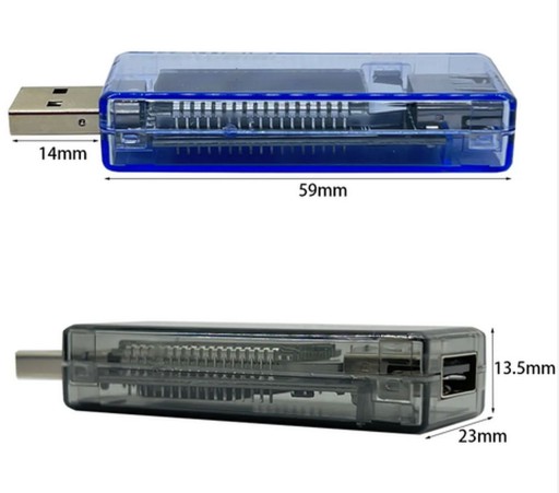 USB TESTER MERAČ NAPÄTIA AKTUÁLNEJ KAPACITY BATÉRIE VOLTMETER AMPÉR