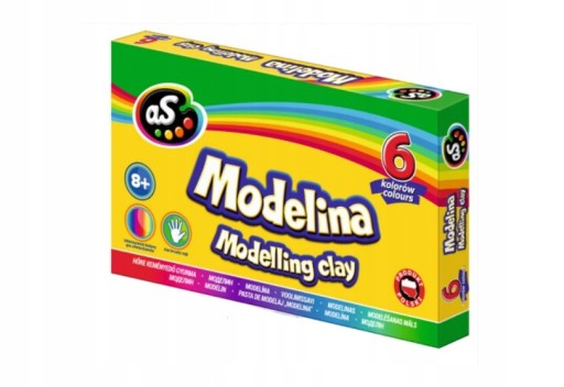 AS modelovacia hmota 6 farieb, 304219001