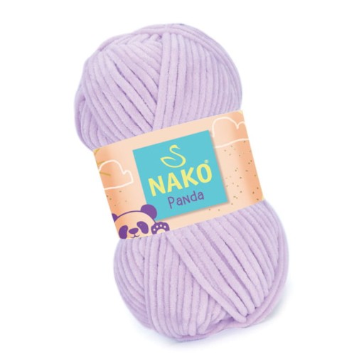 Nako Panda 3103 svetlo fialová (plyšová)