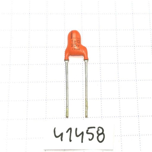 Pevný Al kondenzátor 1,0uF 25V R5 20% 128-SAL x10