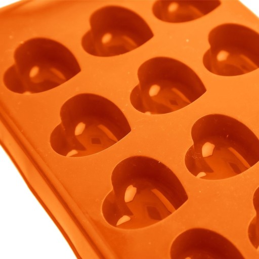 SILIKÓNOVÁ forma na pralinky, čokolády, pečenie koláčikov, SRDCE