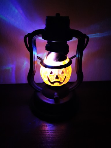 LED HALLOWEEN TEKVICOVÁ LAMPA + BATÉRIE DEKORATÍVNA LAMPA DEKORATÍVNA LAMPIÓNA