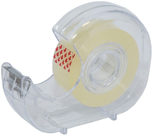 KANCELÁRSKA LEPIACE PÁSKA CRYSTAL s dávkovačom 19mm x 33m D.Rect