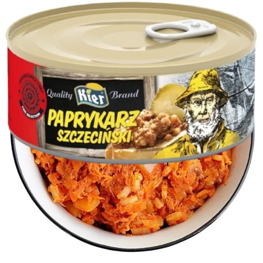 Paprykarz Szczeciński s ryžou ideálny pre konzervované kapaki konzervované 300g KIER