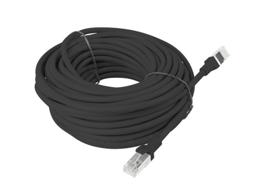 PATCHCORD CAT.5E U/UTP 15M BLACK LANBERG RJ45