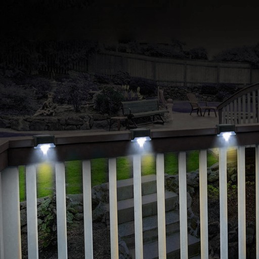 LED SOLÁRNA ZÁHRADNÁ LAMPA NA TERASU, SCHODY, PLOT