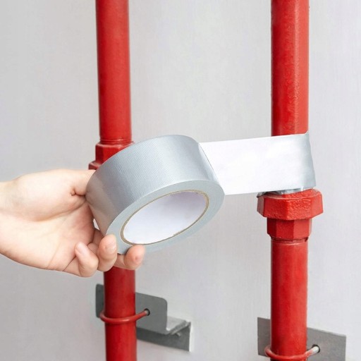JEDNOSTRANNÁ STRIEBORNE VYZTUŽENÁ OPRAVNÁ PÁSKA DUCT TAPE 48/15 Y, HRUBÁ, PEVNÁ
