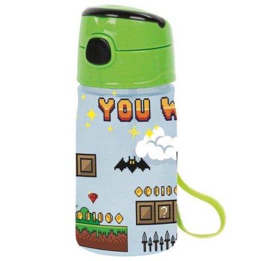Priehľadná fľaša na vodu 330 ml. C06 Player Derform BC06