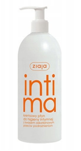 ZIAJA INTIMA Krémová tekutina s kyselinou askorbovou 500ml