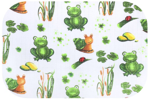 PLIENKA látková plienka FAREBNÁ POĽSKO látková plienka COTTON FROG