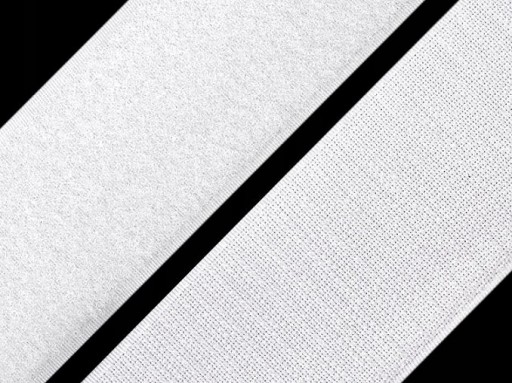 VELCRO 3cm VELCRO PÁSKA OBOJSTRANNÁ BIELA 30mm - 5 metrov