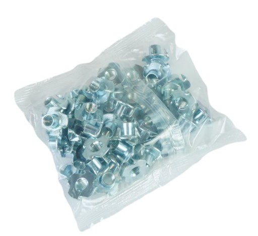50x Matica s pazúrikom M8 x 11 mm, Kotva do dreva z ocele